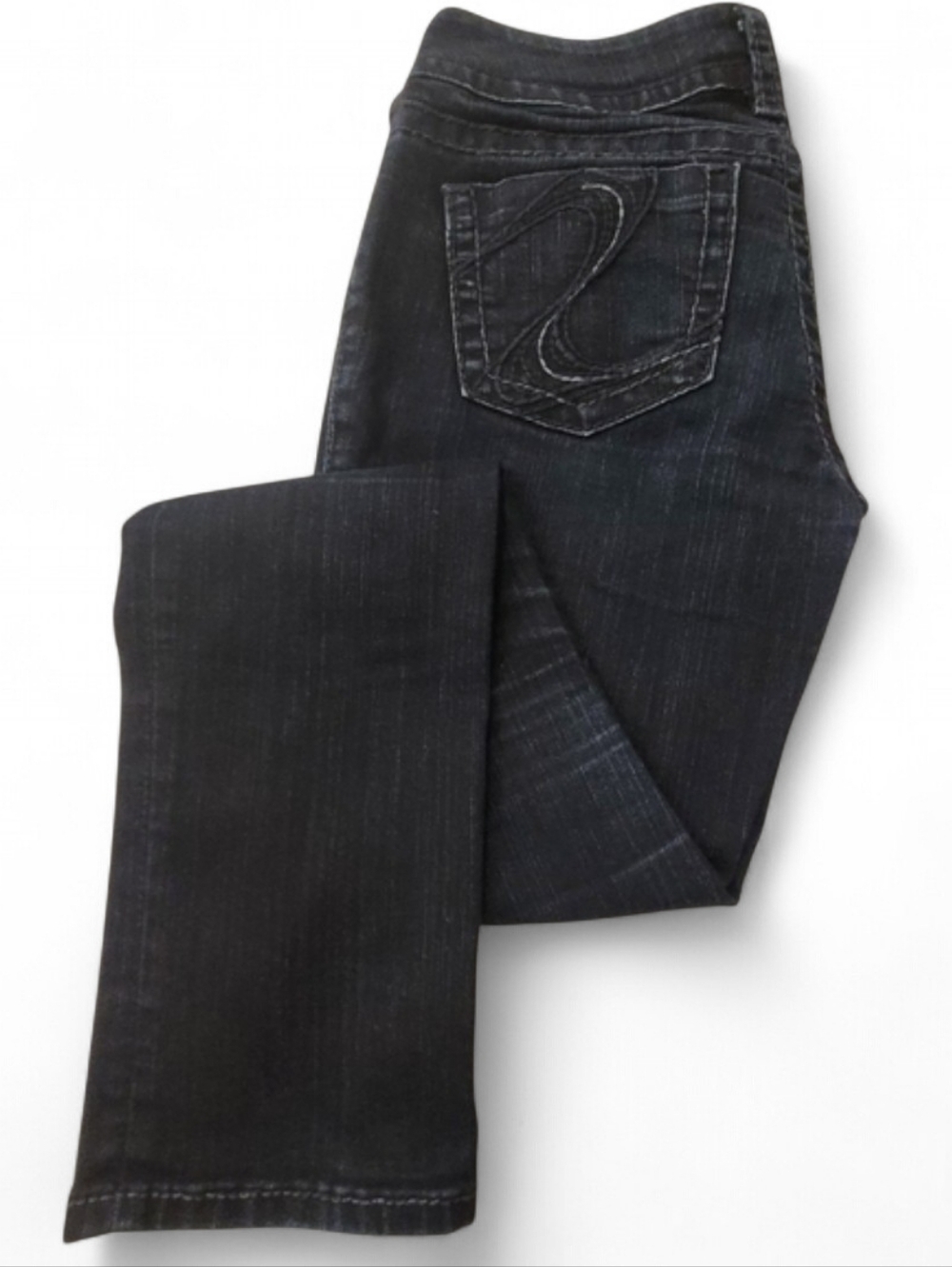Silver Jeans Women's Dark Indigo Straight Leg Jeans